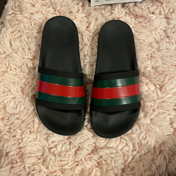 Gucci | Shoes | Kids Gucci Slides Size 